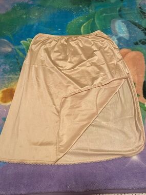 Vintage Half Slip in Light Beige